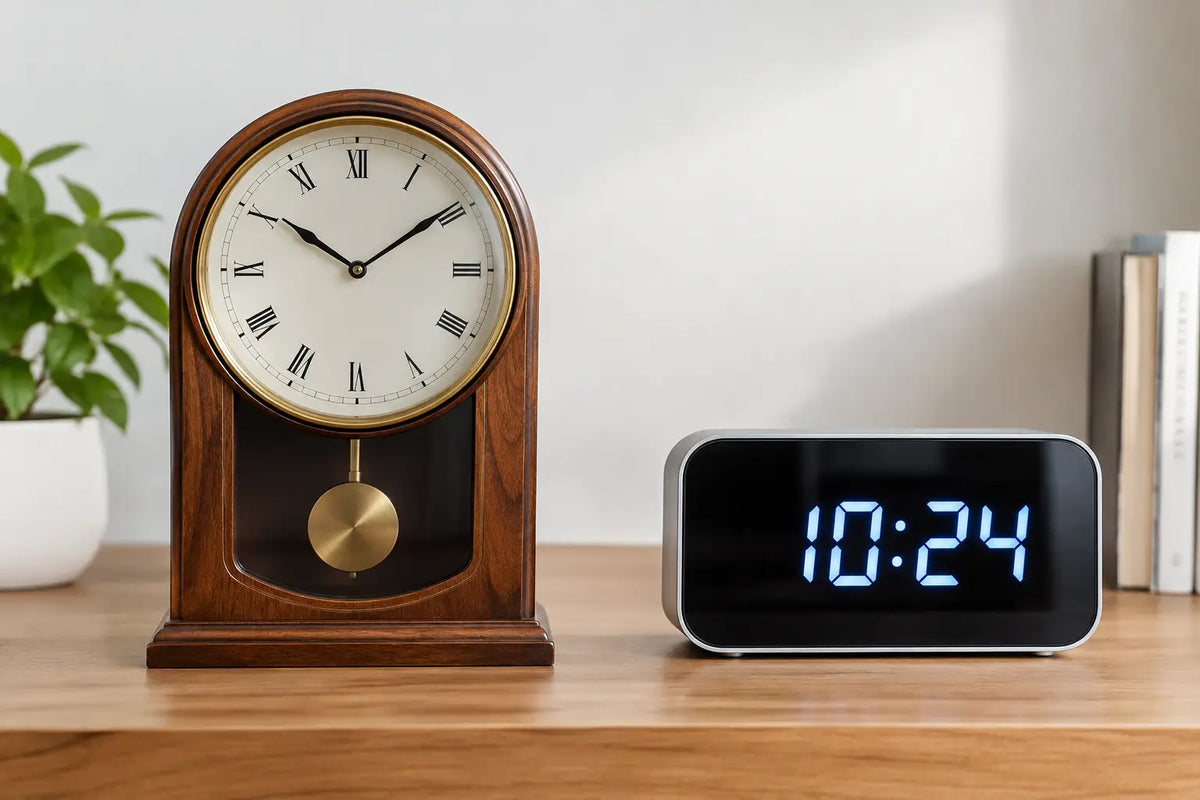 Pendule mécanique ou digitale, quel choix ?